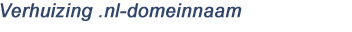 Verhuizing .nl-domeinnaam